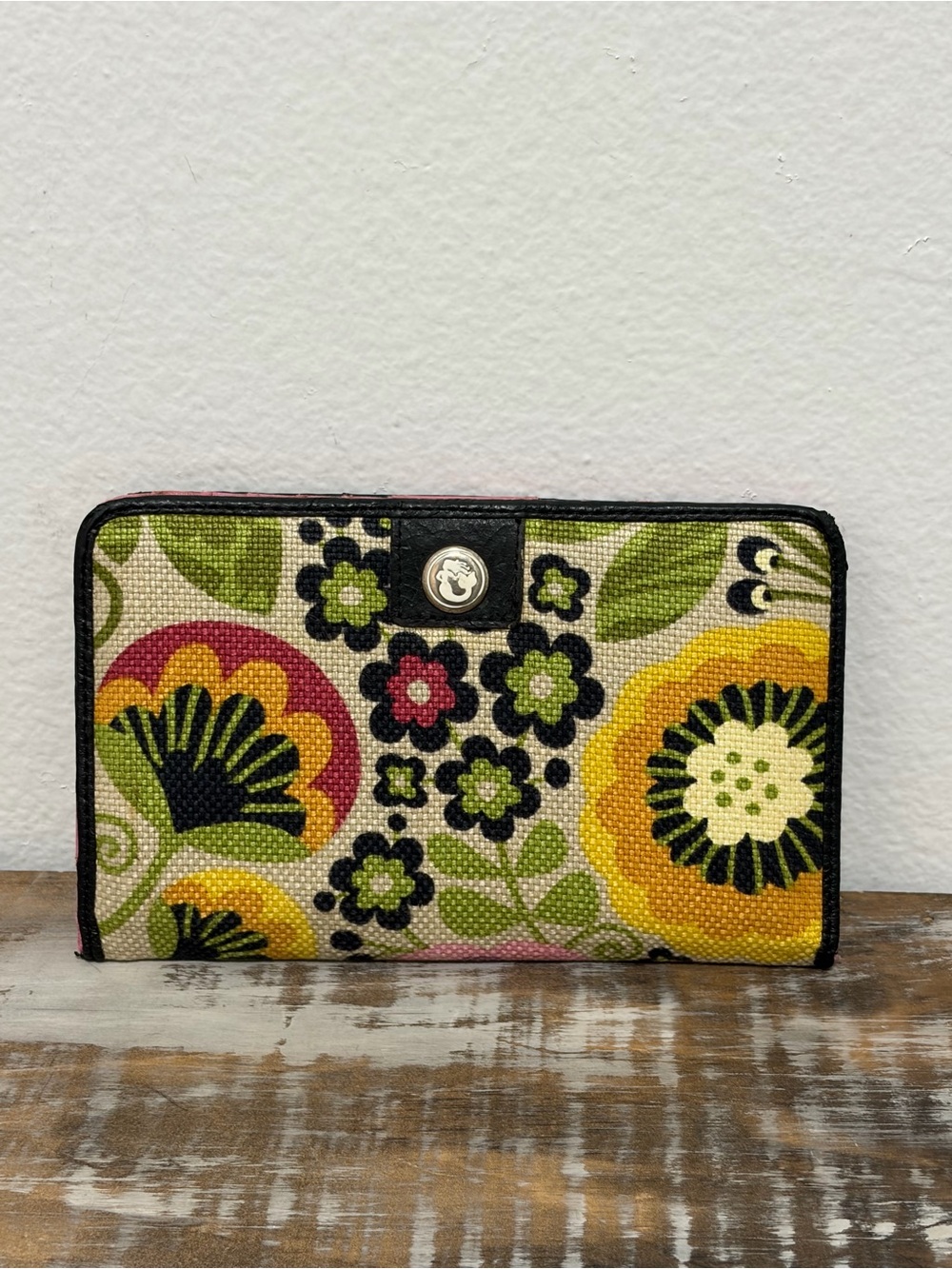 Spartina 448 Floral Textile Large Snap Wallet